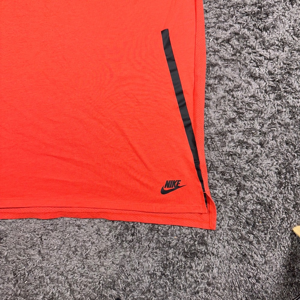 Nike The Nike Tee drop tail bonded mesh Athletic Training Running T-Shirt Top XL - Picture 6 of 11